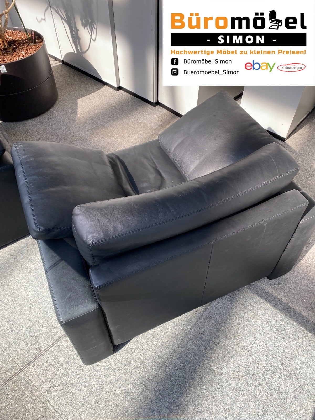 ISM Couch Schwarz – Büromöbel Simon