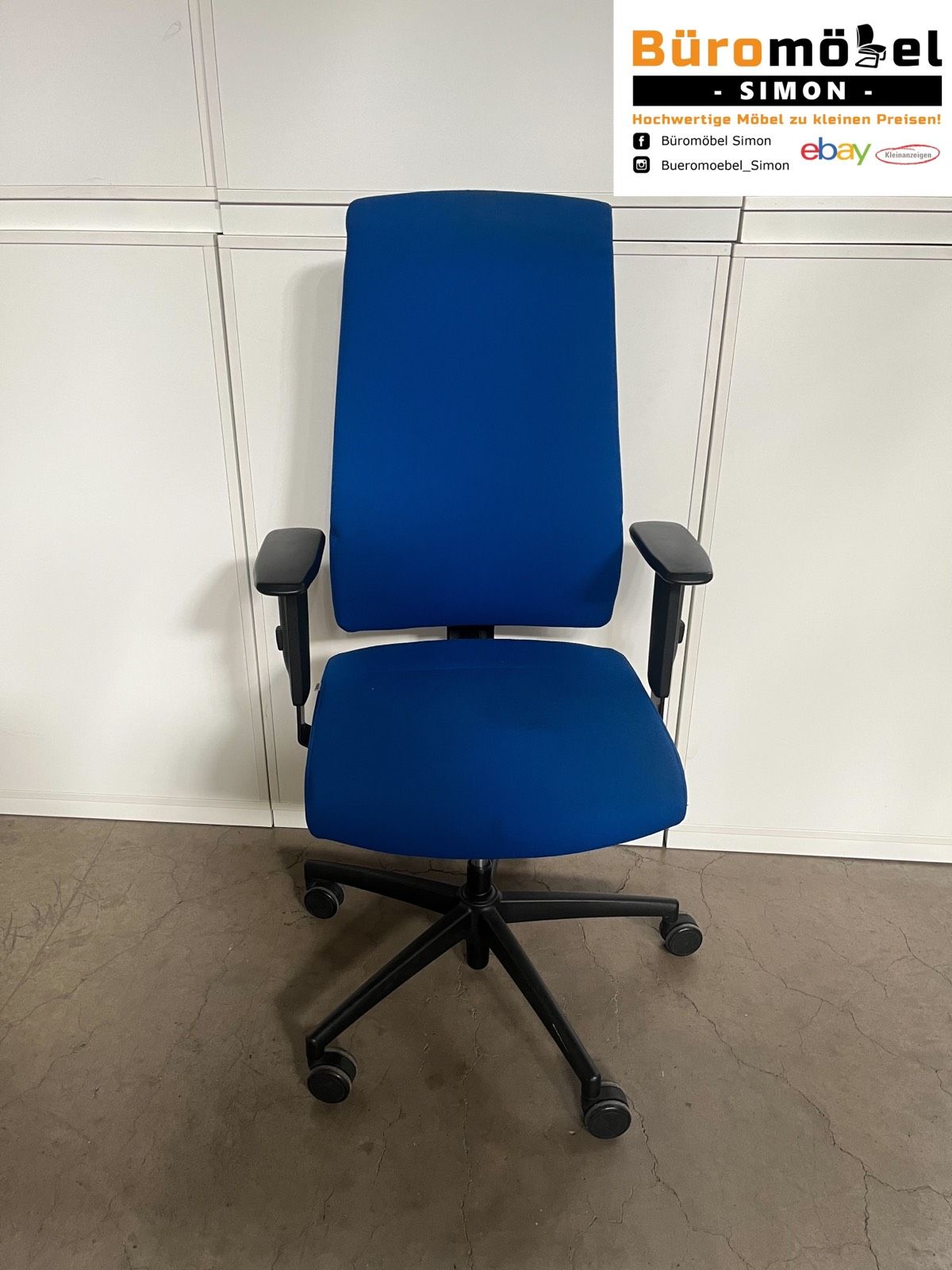 Interstuhl Goal Bürostuhl Blau – Büromöbel Simon