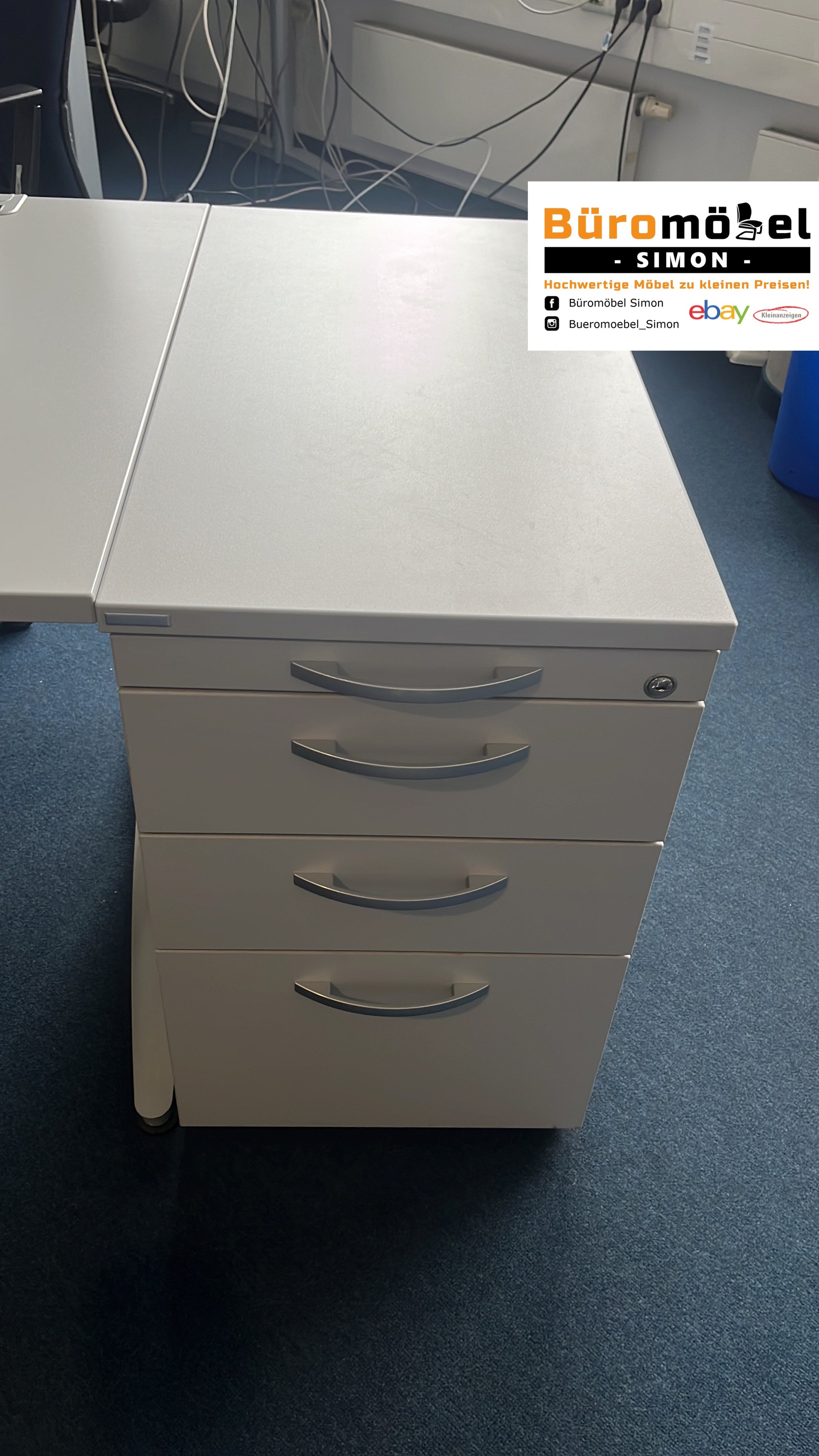 Büro Standcontainer Solid SC40 für Hängemappen | Insemo