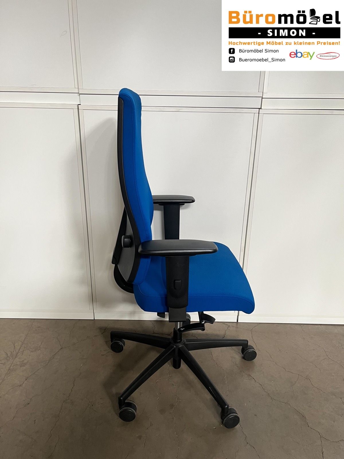 Interstuhl Goal Bürostuhl Blau – Büromöbel Simon